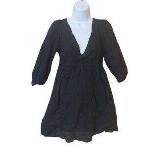 Black Tunic Top Size Small